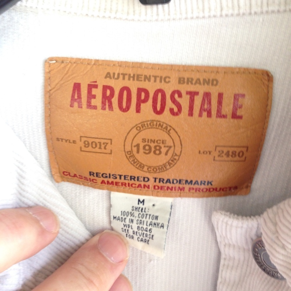 AEROPOSTALE Corduroy Jacket Size Medium - Picture 7 of 7